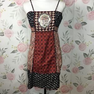 Chelsea & Violet Jrs L Spaghetti Strap Mini Elephant Print Dress
